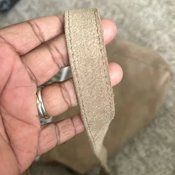 Crazy Lou Paris Graphic Suede Messenger Bag - Picture 8 of 9